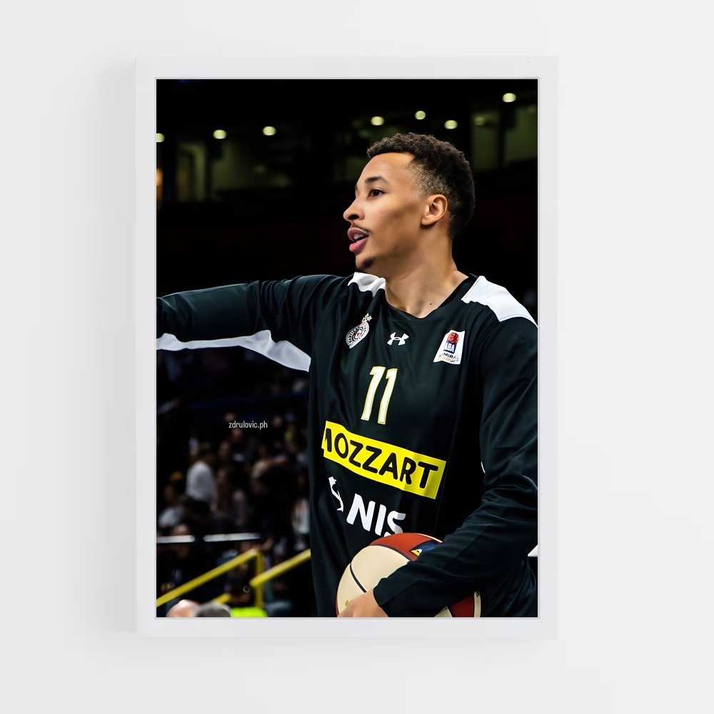 Poster Dante exum slam – affiche Basketball (vue 3)